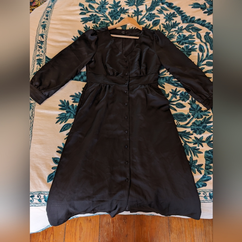 J Crew Black Dress